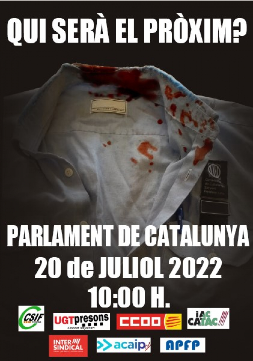 Manifestación trabajadores penitenciarios