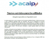 Nuevos servicios para los afiliad@s a Acaip-Cat