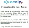 Concentración San Jaume